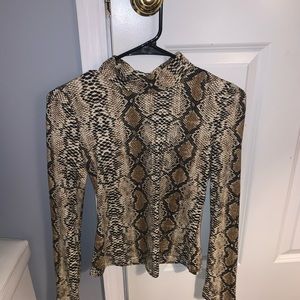 Snakeskin Top